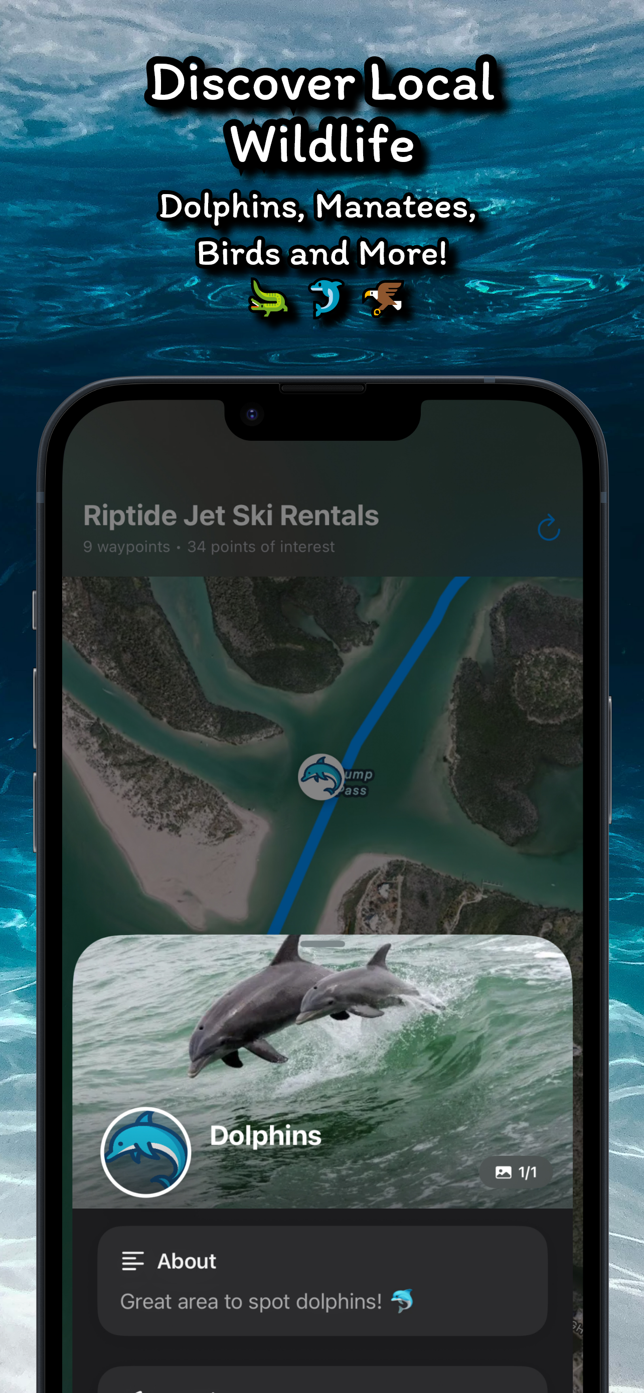 Riptide Rentals additional app screen